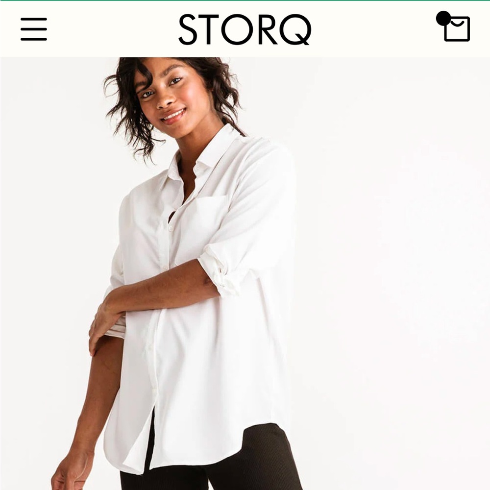 Storq maternity button down